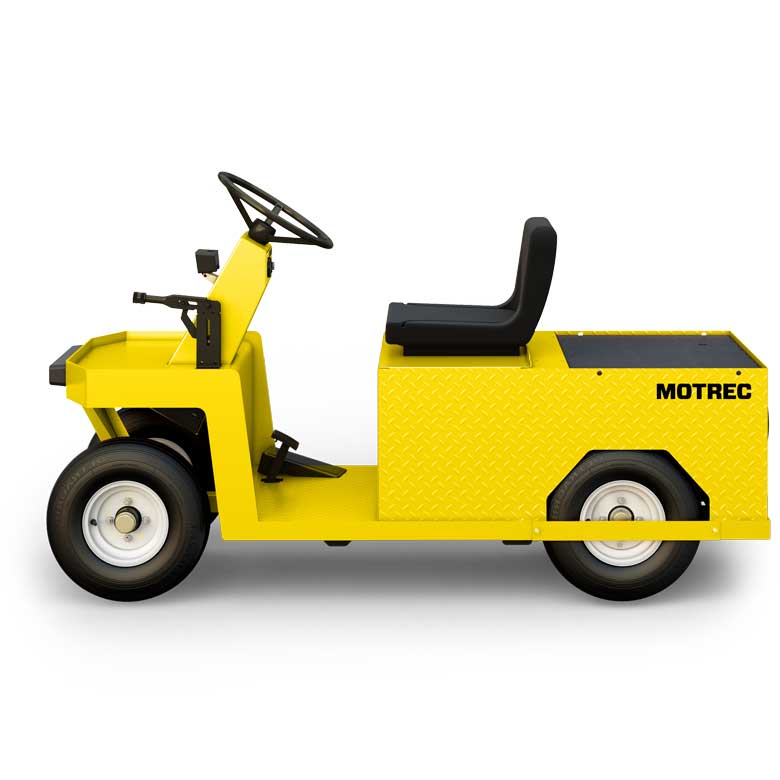 Best Electric Utility Vehicles for Warehouses 7 MT 250 Electric Tow Tug Side View