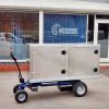 EP 800 Electric Platform Truck with two metal boxes