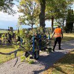 EP 800 Electric Platform Truck Transporting Tree Branches thumbnail