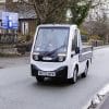 White X-Cell Road Legal Electric Utility Vehicle On Road